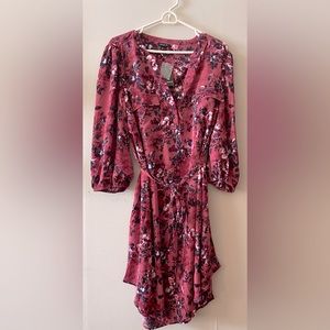 BNWT- Plus size- Mini Studio Crepe de Chine Shirt Dress - Torrid Size 0